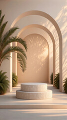 Paradoxical-Myth Minimalist Background with Soft 3D Design Style