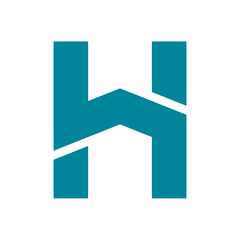 Letter H logo icon design template