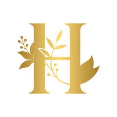 Letter H logo icon design template