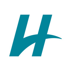 Obraz premium Letter H logo icon design template
