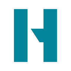 Letter H logo icon design template
