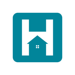 Letter H logo icon design template