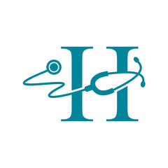 Letter H logo icon design template