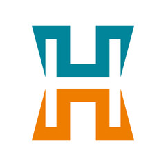 Letter H logo icon design template