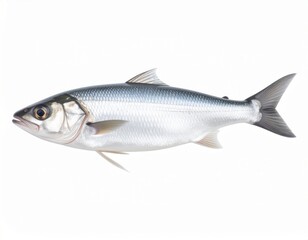 Fototapeta premium Fish close view on white background