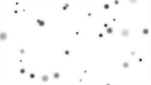 a white background with black dots