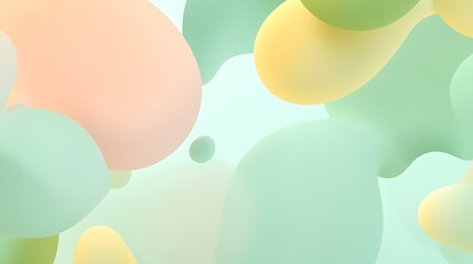 Abstract shapes in pastel colors (5)