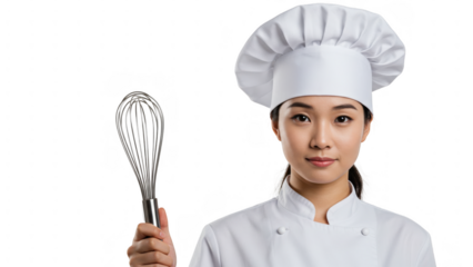 Chef with whisk