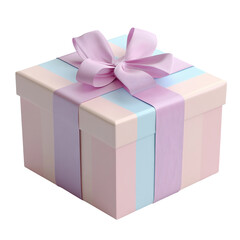 Gift unwrapping celebration home cozy joyful moments isolated on transparent background