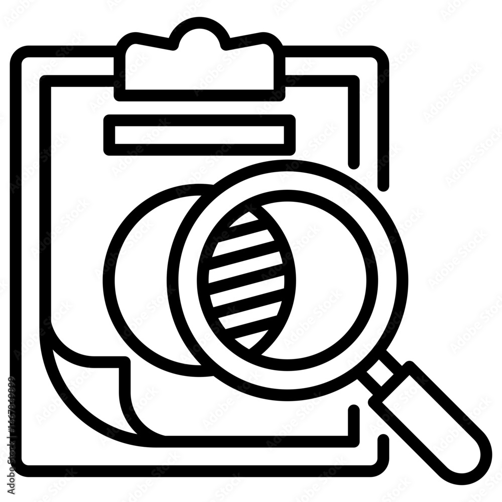 Poster Transparency Line Icon