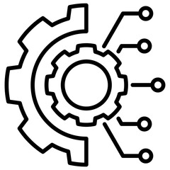 Engineering Line Icon