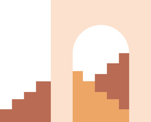 Boho Abstract Architecture