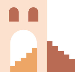 Boho Abstract Architecture