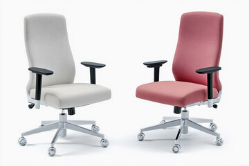 Obraz premium Modern ergonomic office chairs for enhanced comfort Generative AI