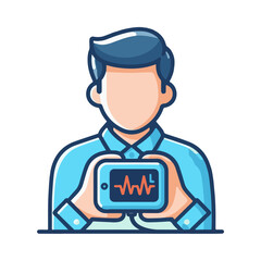 
pulse oximeter illustration design