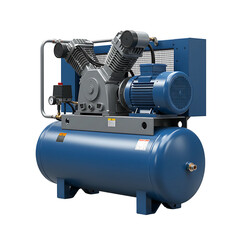 Professional Air Compressor Equipment For Industrial Use On Transparent Background


