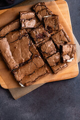 Cheesecake brownies, cream cheese filled chocolate sheet cake