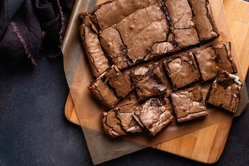 Cheesecake brownies, cream cheese filled chocolate sheet cake