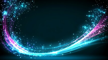 Obraz premium Abstract swirling light effect (1)