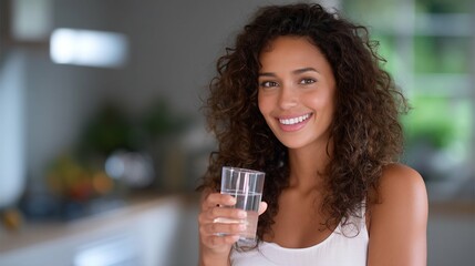 woman drinking coffee