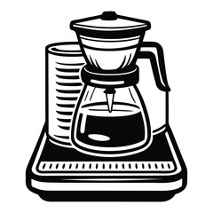 food processor Isolated on white background, logo icons vector illustration