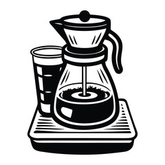 food processor Isolated on white background, logo icons vector illustration