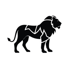 Double Exposure Lion with African Savanna Scene | Majestic Lion Silhouette Blended with Sunset Landscape, Acacia Trees, Wildlife Concept Art, Safari Animal Illustration, Nature Infused Design for Post