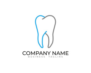 Tooth sign design isolated on white background