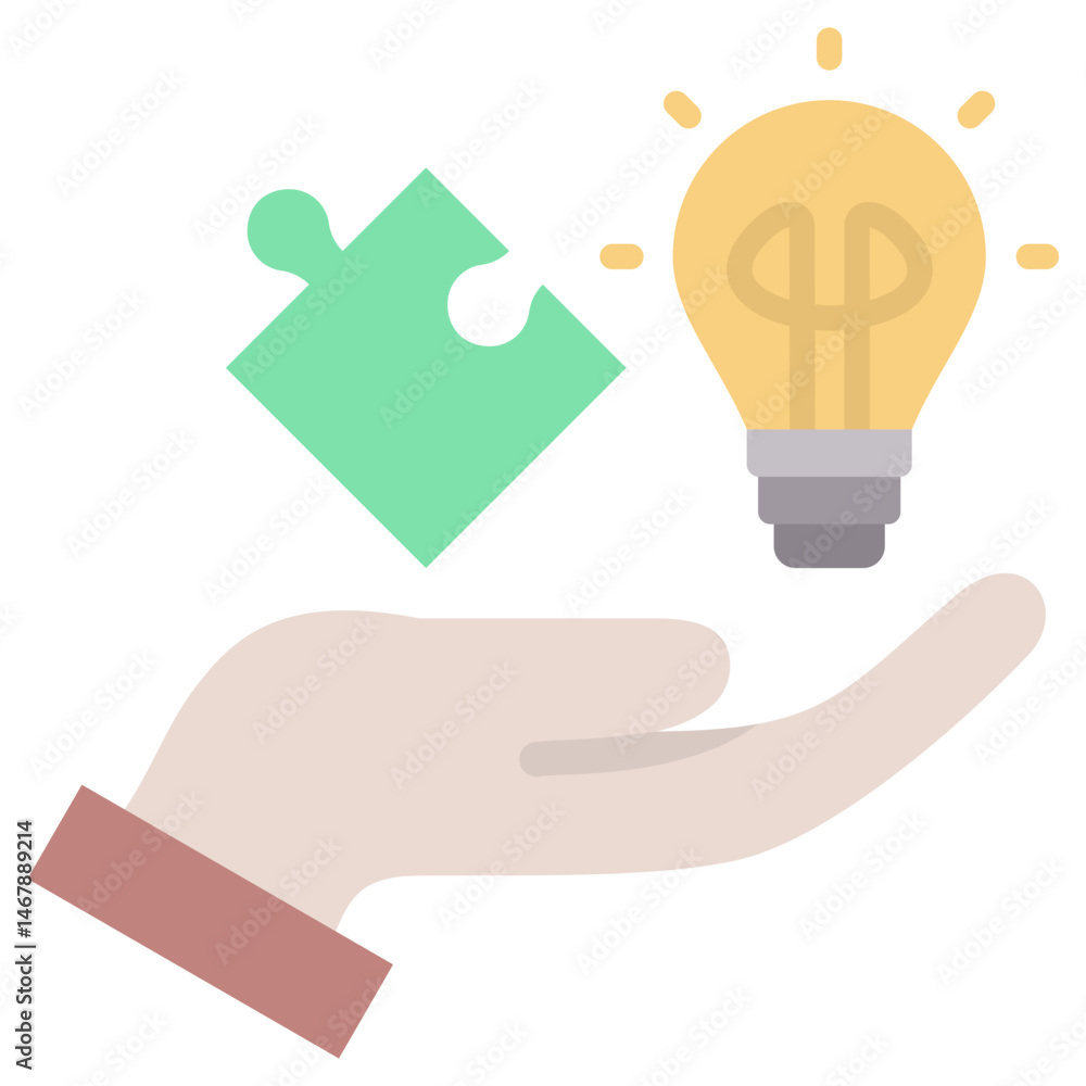 Poster Problem Solving Flat Icon