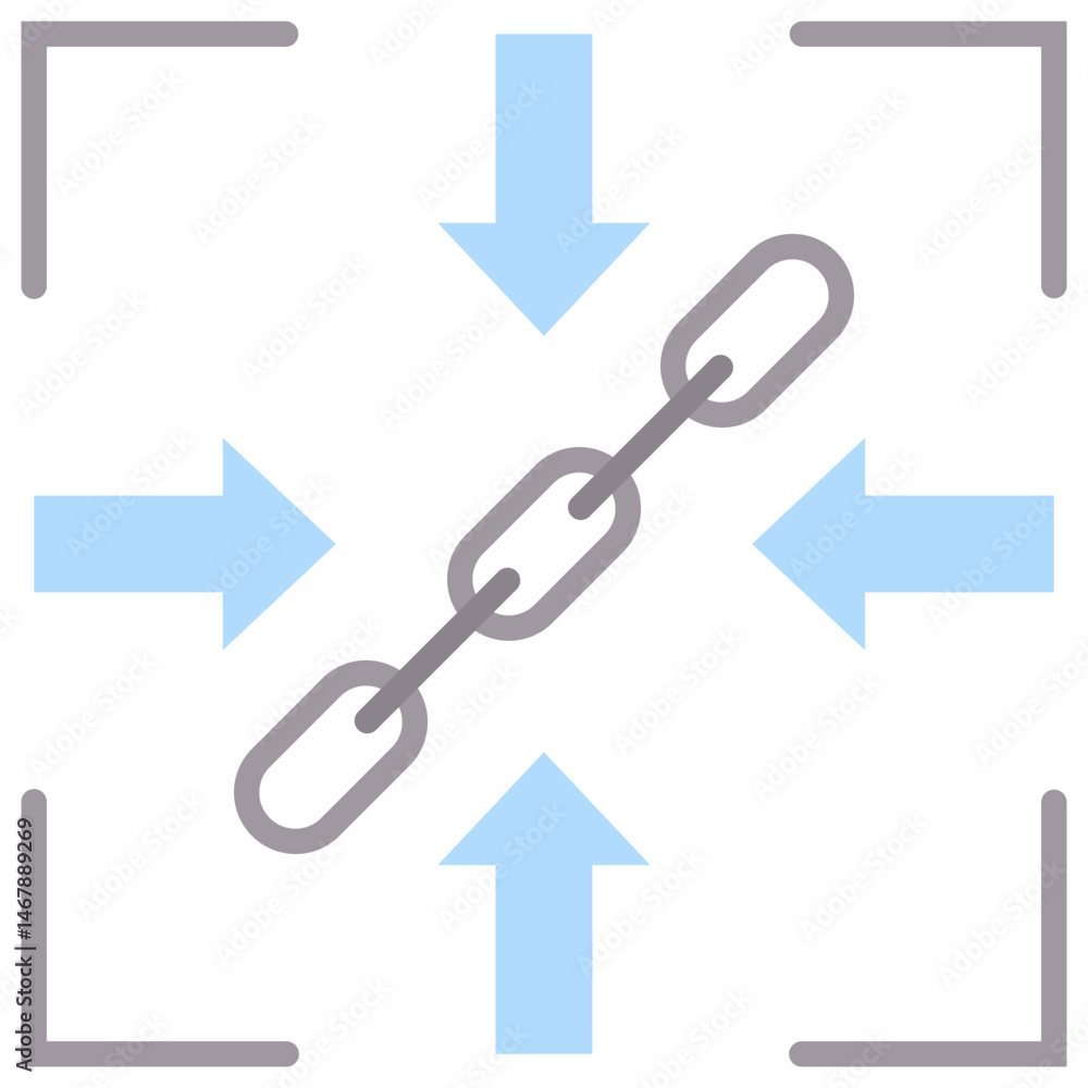 Poster constraint flat icon