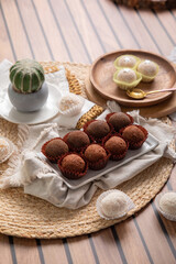 Brigadeiros chocolate truffles brazilian tradicional dessert sweet food