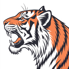 Tiger Head Adobe Illustrator Artwork