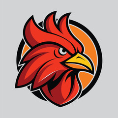 Chicken Head for Logo Design