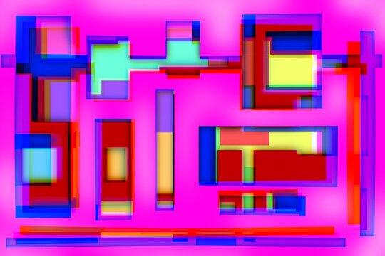 abstract background with colorful squares, geometric background, abstract geometric