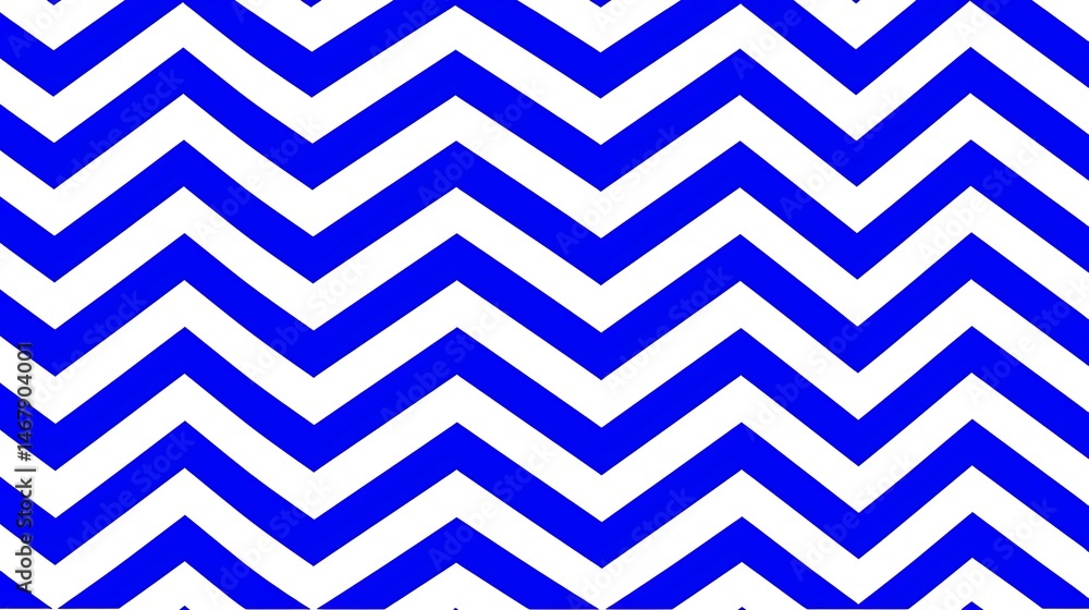 Poster abstract and geometric blue and white zigzag pattern design for backgrounds