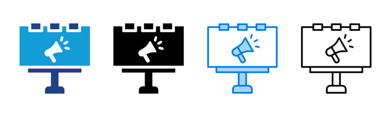 Billboard icon sheet multiple style collection