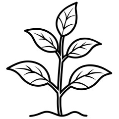 vector tree silhouette