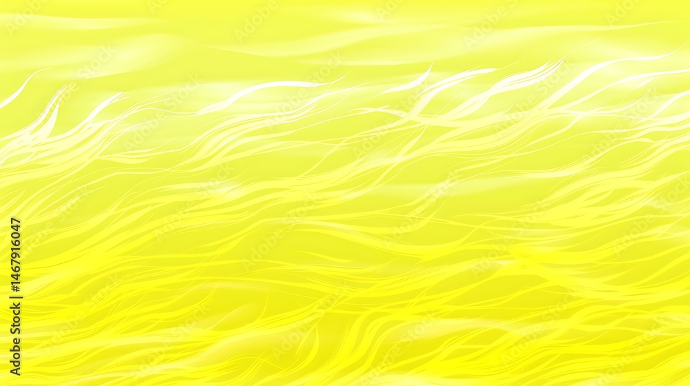 Poster abstract yellow wave lines background, creating a sense of fluidity and motion