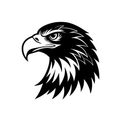 eagle head on white background  .svg