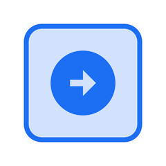Arrow Circle Right Filled Icon