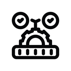project status line icon. Clean and minimalist vector icon for websites, mobile apps, presentations, and logos. Fully scalable and customizable for any project.