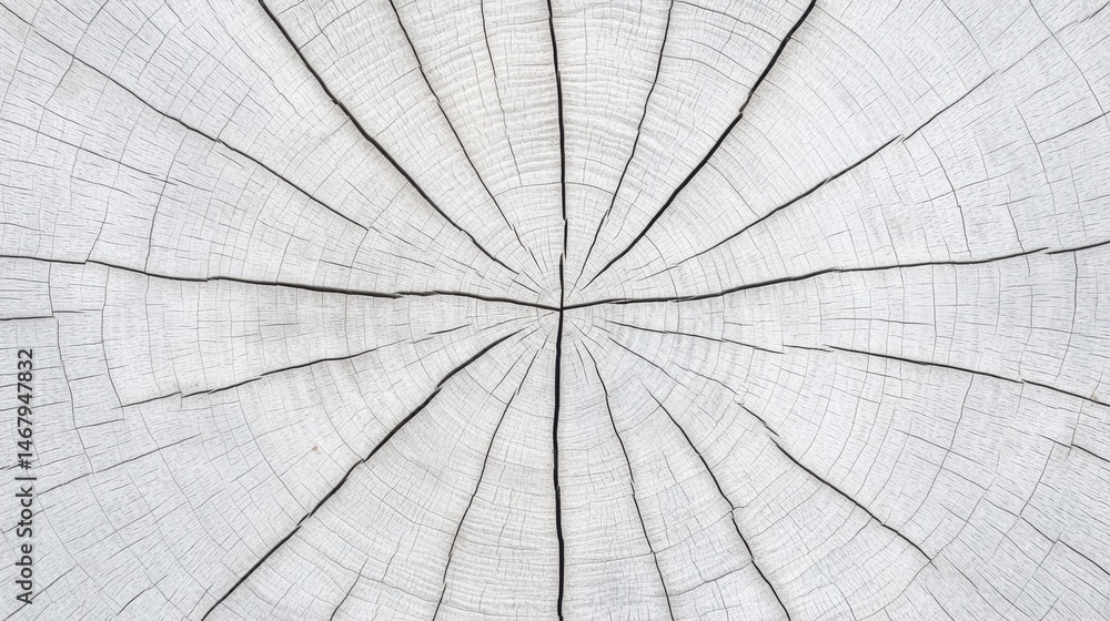 Poster a close-up view of a tree stump with concentric rings, showcasing the natural patterns and textures 