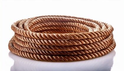 brown rope isolated