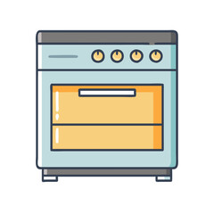 Illustration of kitchen oven appliance cooking baking appliance oven kitchen equipment home appliance