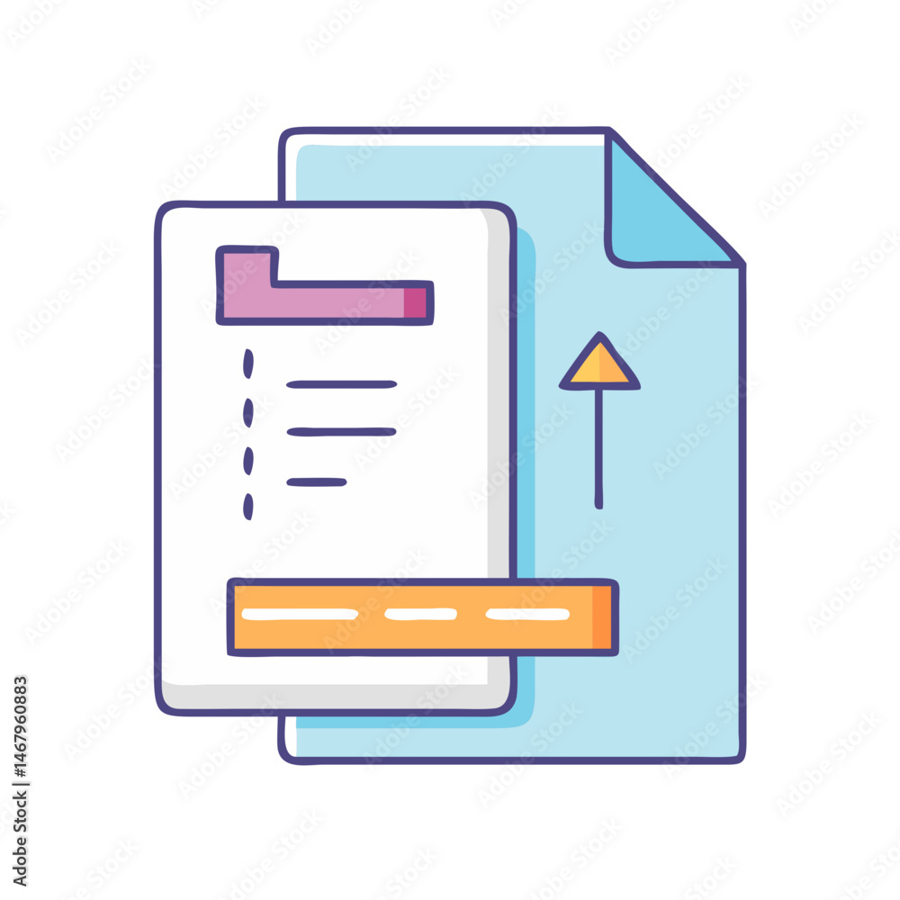 Poster document upload file transfer data sharing information management paper archive business process
