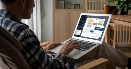 Online applointment booking calendar for modish regristration on the internet website
