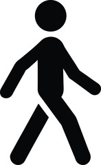 pedestrian walk icon vector illustration
