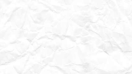 White paper wrinkled texture abstract background. wallpaper, webpage, copy space for text.