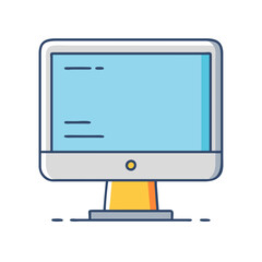 Computer monitor display screen technology device desktop pc hardware digital equipment modern workstation