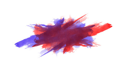 Abstract hand drawn watercolor blot. Abstract hand drawn watercolor background. Vector illustration. 